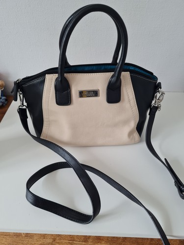 Fiorelli black beige handbag - fiorelli,