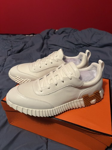 Hermes bouncing sneakers white - hermes,