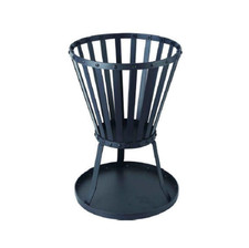 50cm Garden Steel Log Burner Fire Pit Basket Outdoor Patio Heater Fire Bowl