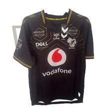 Wasps Rugby Shirt Small BNWT Hummel 2021/22 Home Vodafone Dell Adult