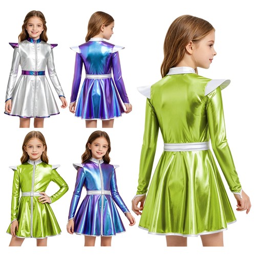 Girls outer space dress - uk,