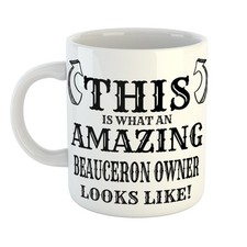 Lighthearted Present - AMAZING BEAUCERON OWNER LOOKS LIKE Mug - Best for Mates