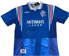 Paul Gascoigne SIGNED Glasgow
