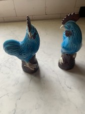 Pair of Chinese Roosters With