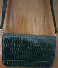 ASOS Dark Green Croc Embossed