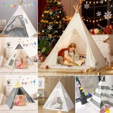 160cm large canvas kids teepee - 160cm,