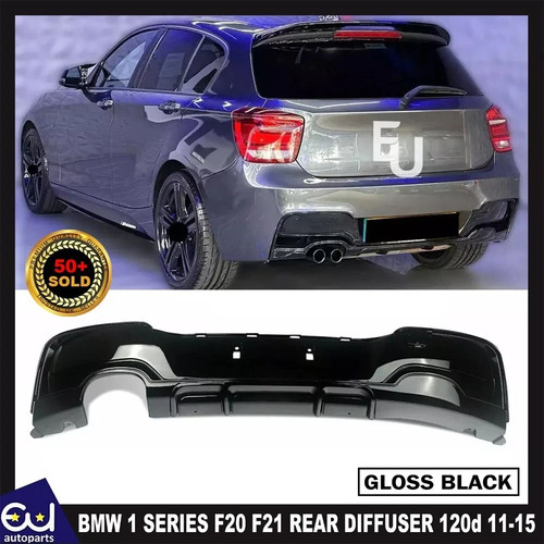 Rear diffuser dual - diffuser, exhaust