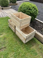 RUSTIC APPLE CRATES WOODEN