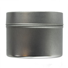Small Silver Seamless Tin