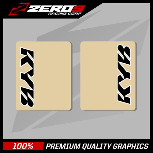 Kyb upper fork decals - kyb, sx50