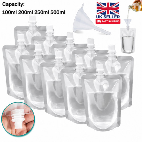 Stand 500ml clear bag - x, up