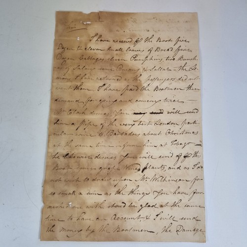 Antique pen naval letter - antique,