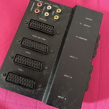 4-Way SCART Switch Box with