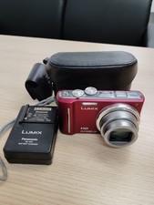 Panasonic LUMIX DMC-TZ10 Wine Red Compact Digital Camera from Japan Tested