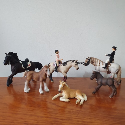 Schleich horse foal riders - horse,