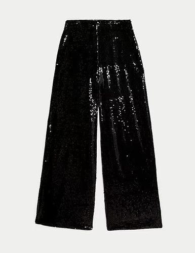Marks spencer black sequin - marks,