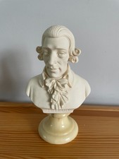 Made in Italy A Giannelli Haydn Alabaster 6"/16cm Bust on a Marble Base [HM]