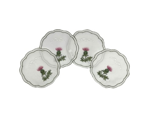 Doilies embroidered thistle - doilies,