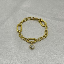 14k Gold-Plated Charm and Bracelet Set Pandora ME