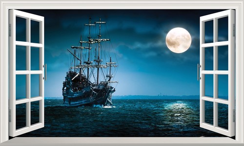 Fantasy pirate ship magic - fantasy,