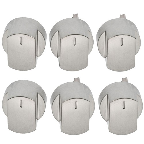 Hob oven knobs silver - oven, for