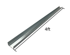 Galvanised Steel Multi-Purpose Garden Fencing U Channel (Various Sizes)