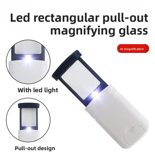 Pocket magnifier led light - 4x,
