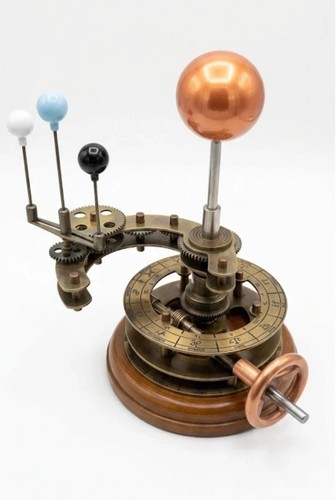 Brass antique orrery inches - brass,