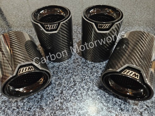 Bmw exhaust tips carbon - 4,