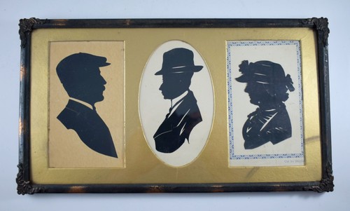 Antique silhouette portrait - antique,