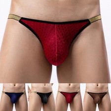 Mens Sheer Mesh Boxer Briefs