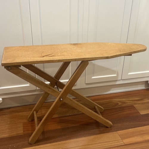 Vintage folding wood ironing - wood,