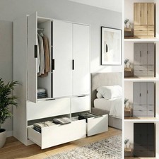 FUJI 3 Door 4 Drawer Wardrobe