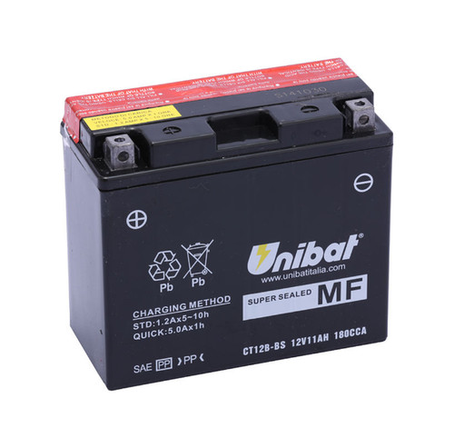 Unibat 12v 10ah motorcycle - 12v,