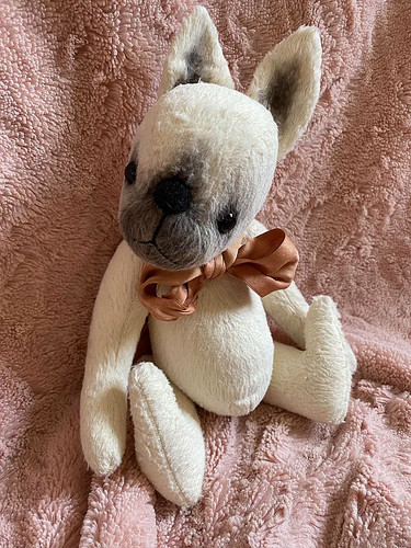 Ooak artist dog pug - ooak,