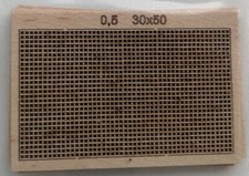 Wood grating 50x30mm 5x0 - 50x30mm, 0.5x0.5mm