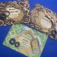 Norton 500cc 112 Selection of Engine Gaskets Motorcycle Gasket
