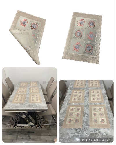 Pvc colour rectangle lace - pvc,