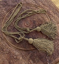 Pair Luxury Beaded Tassel