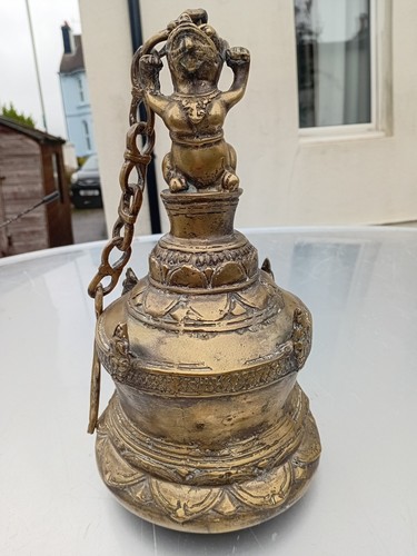 Tibetan bronze temple bell