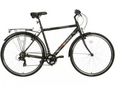Apollo Belmont Mens 21-Speed 700c Lightweight Hybrid Bike - Black - Large A