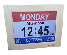 Dayclox - Easy Read 8" 200mm LED Display Calendar Clock