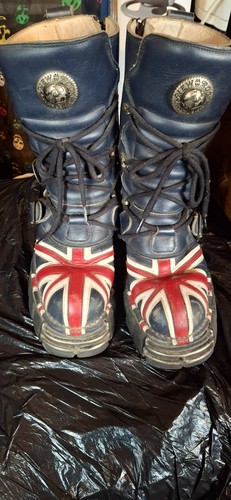 New rock reactor blue - rock, leather