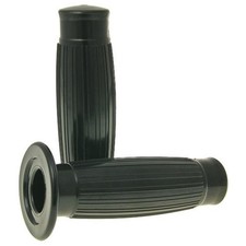 Twist Throttle Grip Rubber Classic Black - Replacement for Mopeds, Scooters & Mopeds Rubber