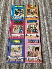 Vintage Noddy Books x6 1950s Enid Blyton Classic. All Aboard for Toyland