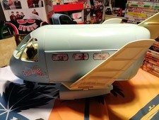 Vintage Mattel 1999 Barbie Blue Jumbo Jet Plane Airplane See Description 