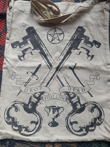 Drop dead steel city tote - city, bag