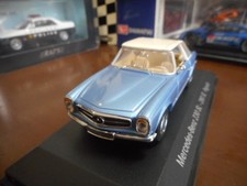 1/43 Dealer Custom Mercedes Benz 280Sl Pagoda Light Blue Minichamps Pagode
