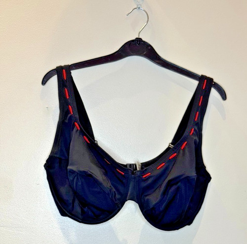 Black and red swimsuit - red, top