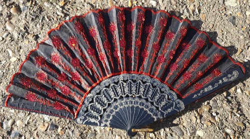 Red black stylish peacock - red,